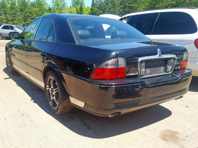 1LNHM87A34Y615276 - 2004 LINCOLN LS BLACK photo 3