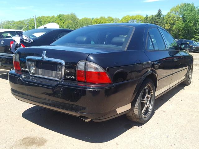 1LNHM87A34Y615276 - 2004 LINCOLN LS BLACK photo 4