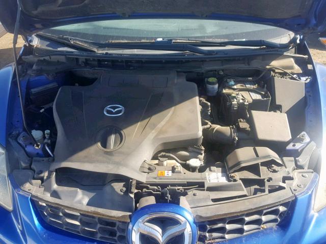 JM3ER29L680172900 - 2008 MAZDA CX-7 BLUE photo 7