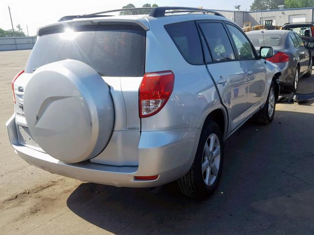 JTMBD31V165018172 - 2006 TOYOTA RAV4 LIMIT SILVER photo 4