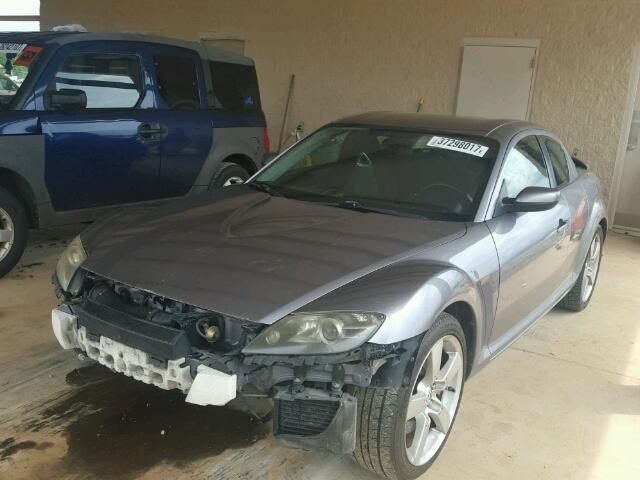 JM1FE173450154543 - 2005 MAZDA RX8 GRAY photo 2