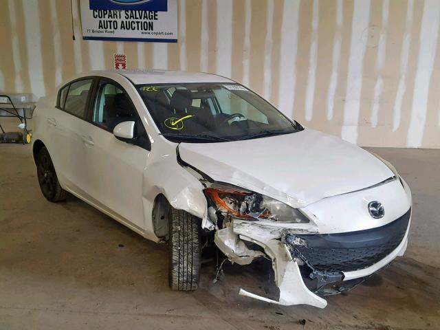 JM1BL1SG2A1246639 - 2010 MAZDA 3 I WHITE photo 1