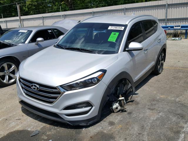 KM8J33A20GU033897 - 2016 HYUNDAI TUCSON LIM SILVER photo 2