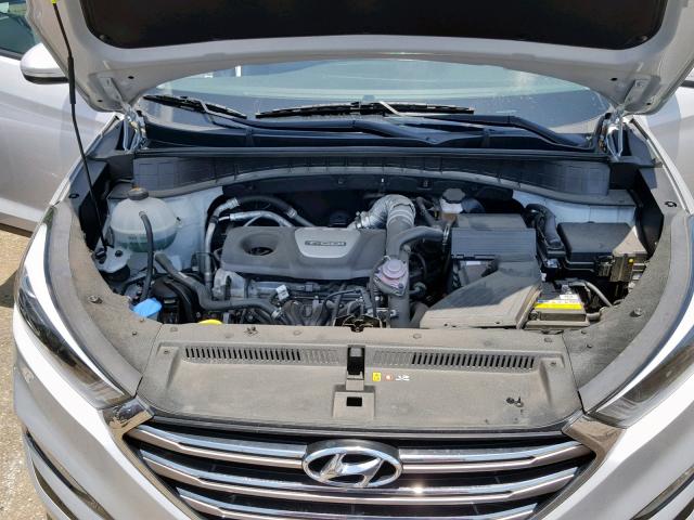 KM8J33A20GU033897 - 2016 HYUNDAI TUCSON LIM SILVER photo 7