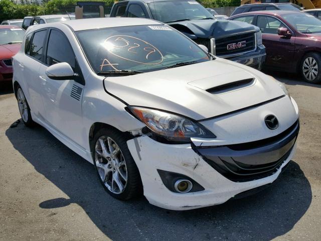 JM1BL1L49C1530633 - 2012 MAZDA SPEED 3 WHITE photo 1