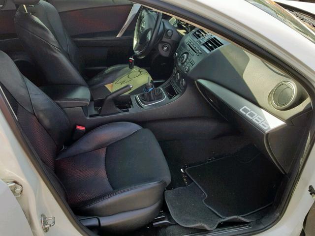 JM1BL1L49C1530633 - 2012 MAZDA SPEED 3 WHITE photo 5