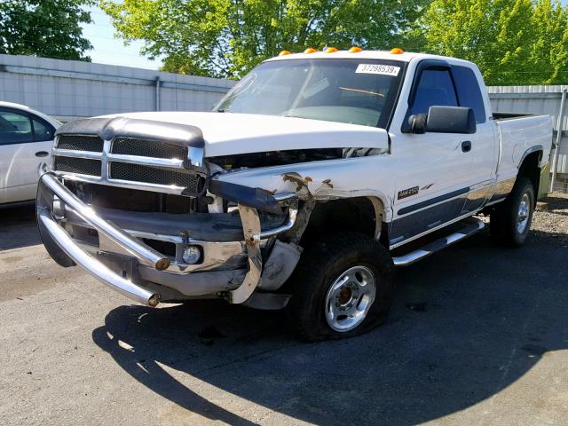 1B7KF2369YJ115687 - 2000 DODGE RAM 2500 WHITE photo 2