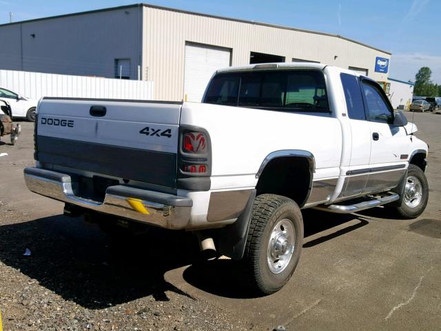 1B7KF2369YJ115687 - 2000 DODGE RAM 2500 WHITE photo 4