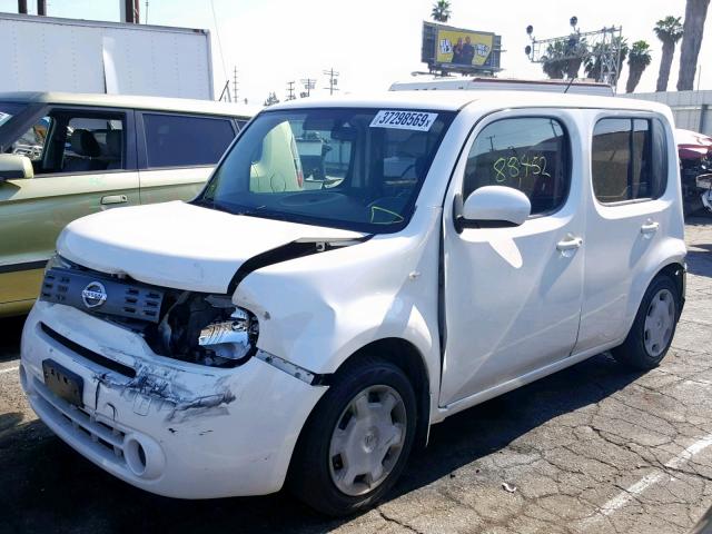 JN8AZ2KR8ET352383 - 2014 NISSAN CUBE S WHITE photo 2