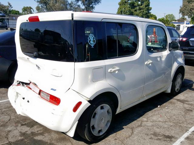 JN8AZ2KR8ET352383 - 2014 NISSAN CUBE S WHITE photo 4