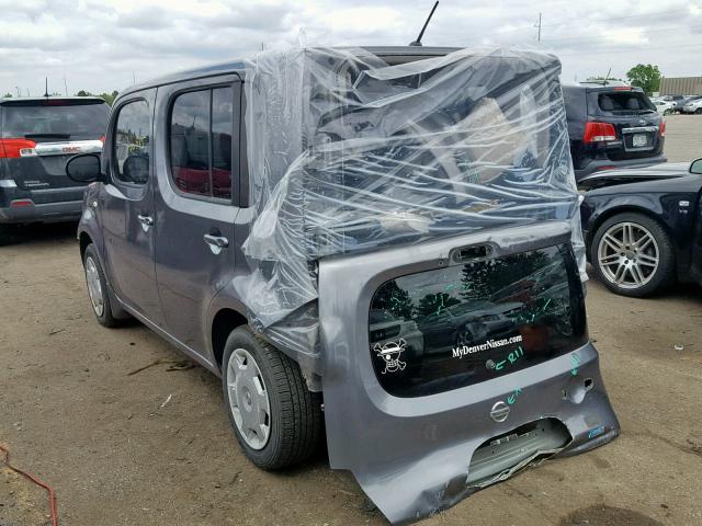 JN8AZ2KR2ET351326 - 2014 NISSAN CUBE S GRAY photo 3