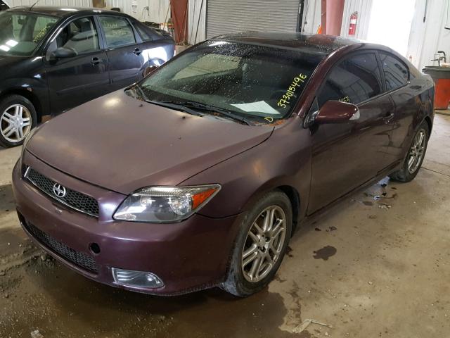 JTKDE177070155291 - 2007 TOYOTA SCION TC მუქწითელი ფოტო 2
