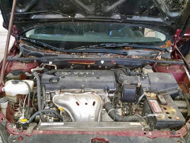 JTKDE177070155291 - 2007 TOYOTA SCION TC მუქწითელი ფოტო 7