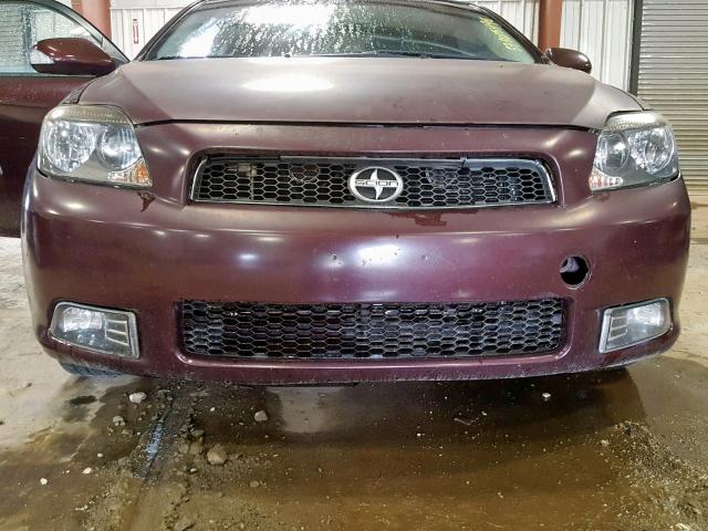 JTKDE177070155291 - 2007 TOYOTA SCION TC მუქწითელი ფოტო 9