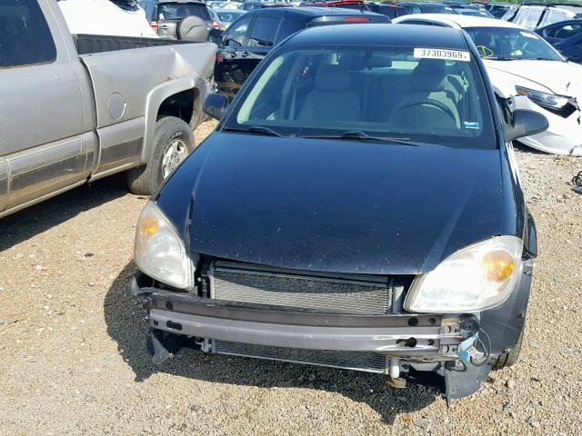 1G1AT58H697290552 - 2009 CHEVROLET COBALT LT BLACK photo 9