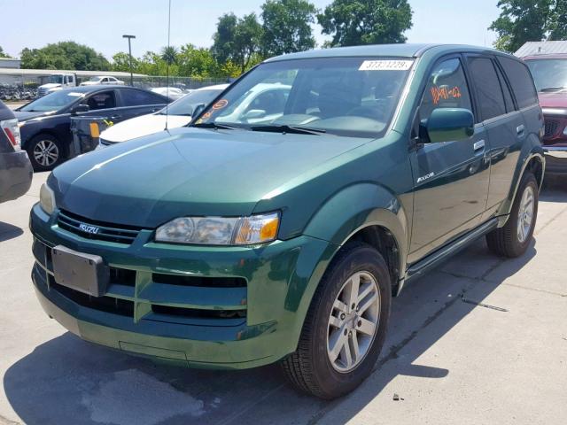 4S2CE58X524615608 - 2002 ISUZU AXIOM XS Yaşıl foto 2