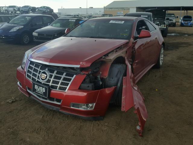 1G6DG1E36E0112303 - 2014 CADILLAC CTS PERFOR RED photo 2