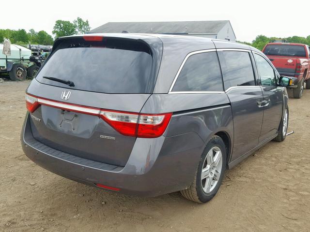 5FNRL5H9XCB136835 - 2012 HONDA ODYSSEY TO GRAY photo 4