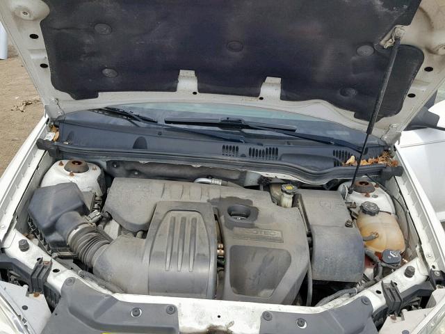1G2AS18H297124844 - 2009 PONTIAC G5 WHITE photo 7