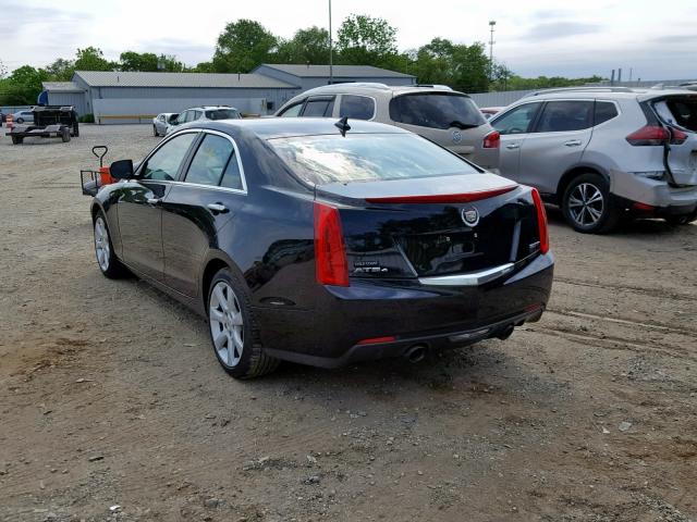 1G6AG5RX6D0171812 - 2013 CADILLAC ATS BLACK photo 3