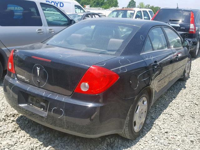 1G2ZF57B184176879 - 2008 PONTIAC G6 VALUE L BLACK photo 4