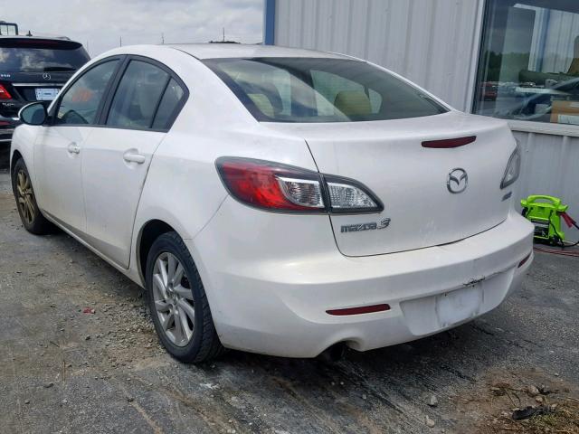 JM1BL1V83C1661136 - 2012 MAZDA 3 I WHITE photo 3