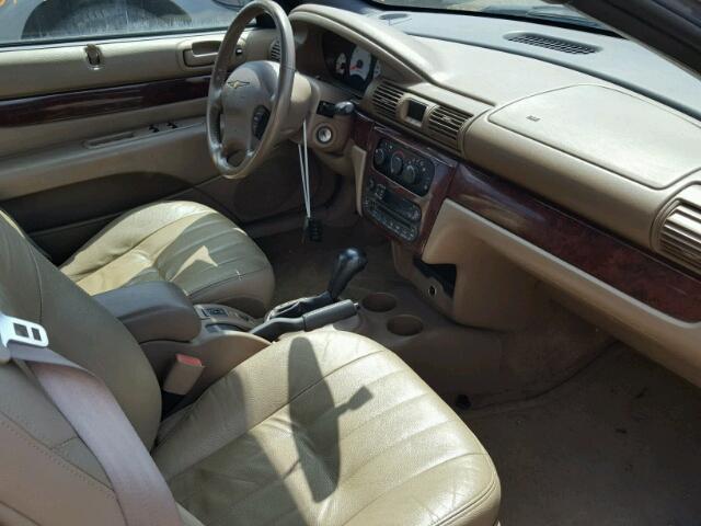 1C3EL55R02N315571 - 2002 CHRYSLER SEBRING LX BEIGE photo 5