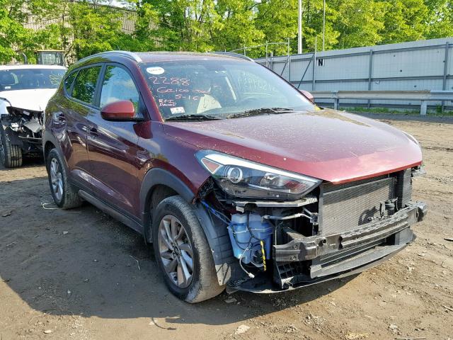 KM8J3CA43GU038531 - 2016 HYUNDAI TUCSON LIM MAROON photo 1