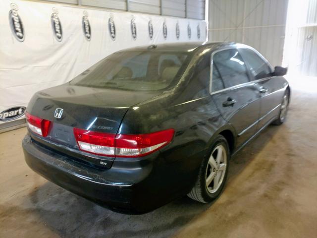 1HGCM56804A032413 - 2004 HONDA ACCORD EX BLACK photo 4