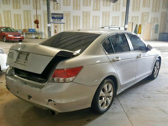 1HGCP2F85AA036507 - 2010 HONDA ACCORD EXL SILVER photo 4