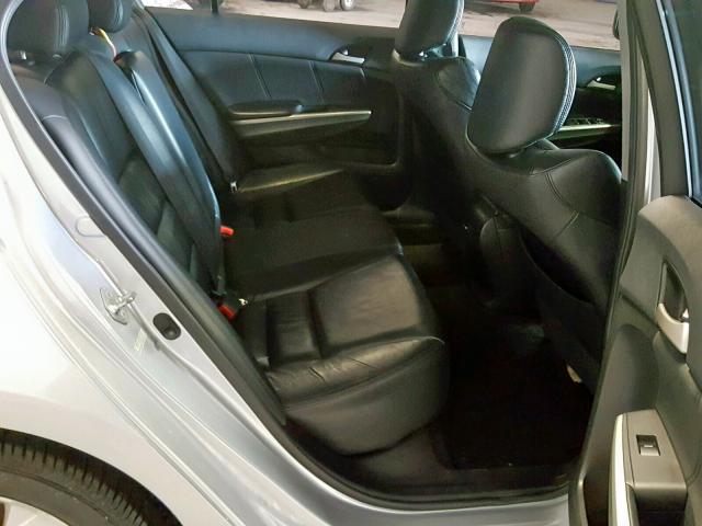 1HGCP2F85AA036507 - 2010 HONDA ACCORD EXL SILVER photo 6