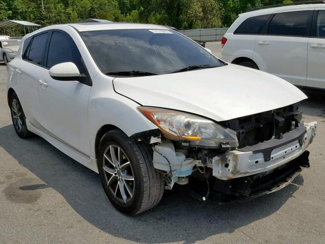 JM1BL1L56C1511160 - 2012 MAZDA 3 S WHITE photo 1