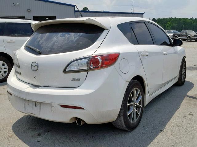 JM1BL1L56C1511160 - 2012 MAZDA 3 S WHITE photo 4