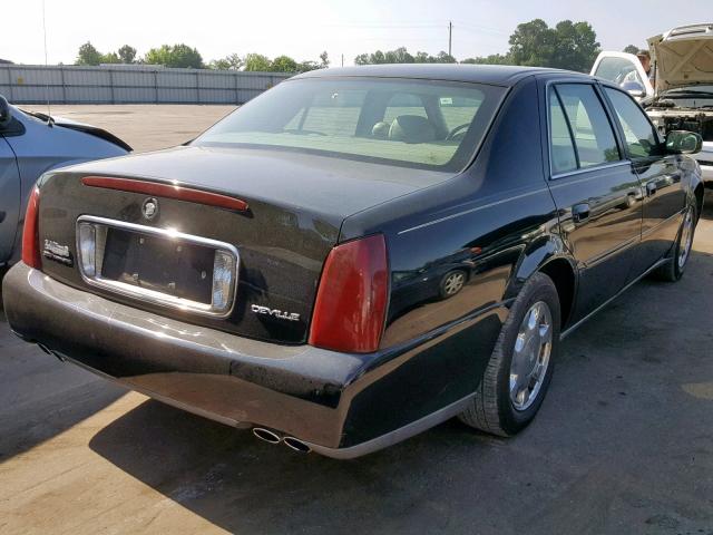 1G6KD54Y2YU199263 - 2000 CADILLAC DEVILLE BLACK photo 4