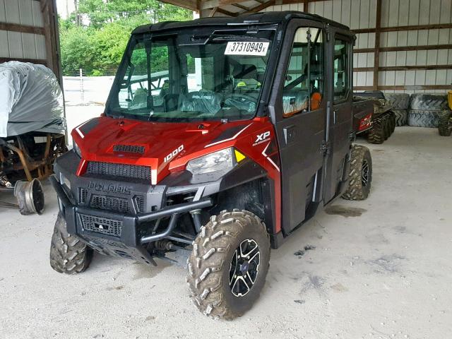 4XARVU991J8051020 - 2018 POLARIS RANGER CRE MAROON photo 2