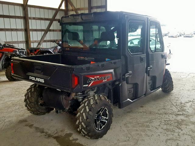 4XARVU991J8051020 - 2018 POLARIS RANGER CRE MAROON photo 4