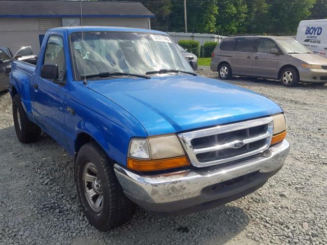 1FTYR10V4YPA31619 - 2000 FORD RANGER BLUE photo 1