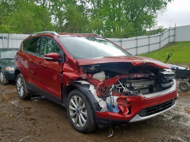 1FMCU9J95HUE15365 - 2017 FORD ESCAPE TIT RED photo 1