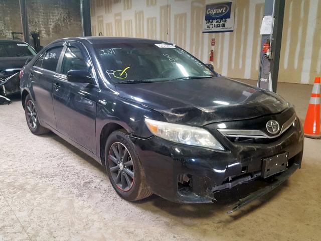 4T1BB3EK5AU111647 - 2010 TOYOTA CAMRY HYBR BLACK photo 1