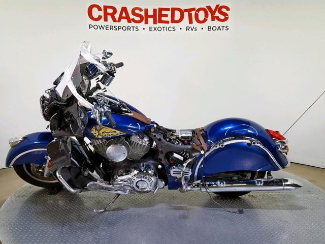 56KTRAAA3F3329048 - 2015 INDIAN MOTORCYCLE CO. ROADMASTER BLUE photo 5