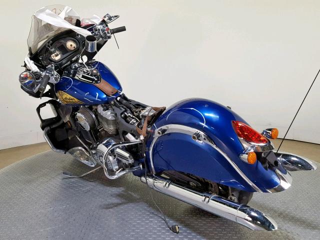 56KTRAAA3F3329048 - 2015 INDIAN MOTORCYCLE CO. ROADMASTER BLUE photo 6