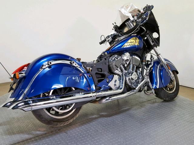 56KTRAAA3F3329048 - 2015 INDIAN MOTORCYCLE CO. ROADMASTER BLUE photo 8