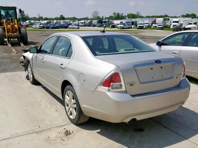 3FAHP08118R220311 - 2008 FORD FUSION SEL SILVER photo 3