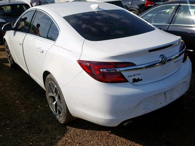 2G4GL5EX5H9149767 - 2017 BUICK REGAL SPOR WHITE photo 3