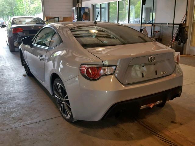 JF1ZNAA13D2728532 - 2013 TOYOTA SCION FR-S SILVER photo 3