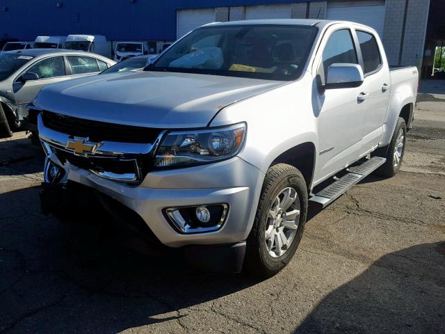 1GCGTCE37G1244307 - 2016 CHEVROLET COLORADO L SILVER photo 2
