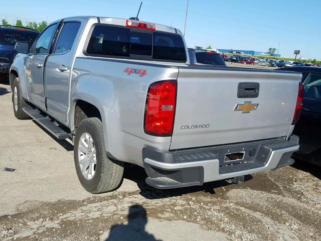 1GCGTCE37G1244307 - 2016 CHEVROLET COLORADO L SILVER photo 3