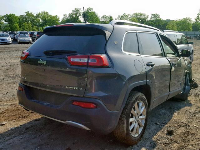 1C4PJMDB5HW515339 - 2017 JEEP CHEROKEE L CHARCOAL photo 4