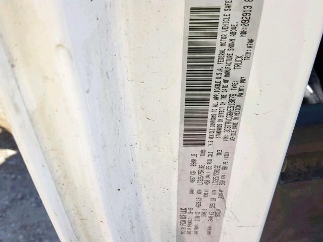 3C6TRVCG6HE513076 - 2017 RAM PROMASTER 白色 照片 10