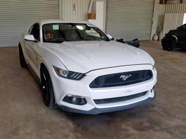 1FA6P8CF5F5354974 - 2015 FORD MUSTANG GT WHITE photo 1